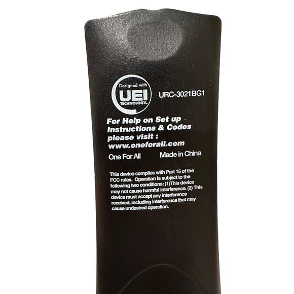 Universal Remote Control One For All URC-3021BG1 TV DVD VCR TESTED - Picture 3 of 3